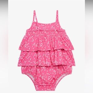 Posh Peanut | Janice Sleeveless Ruffled Bubble Romper | NWT | 3-6 Months